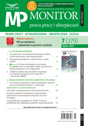 Monitor Prawa Pracy i Ubezpieczeń