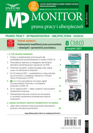 Monitor Prawa Pracy i Ubezpieczeń
