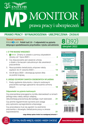 Monitor Prawa Pracy i Ubezpieczeń