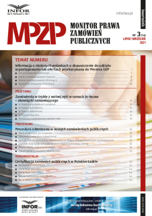 Monitor Prawa Zamówień Publicznych