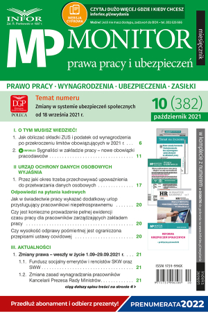 Monitor Prawa Pracy i Ubezpieczeń
