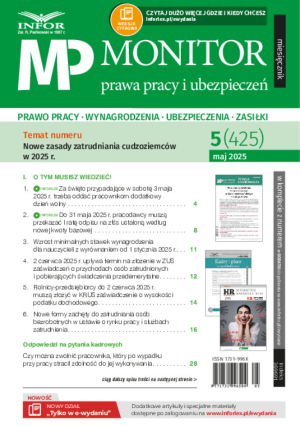 Monitor Prawa Pracy i Ubezpieczeń