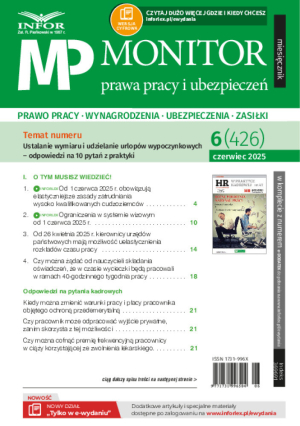Monitor Prawa Pracy i Ubezpieczeń