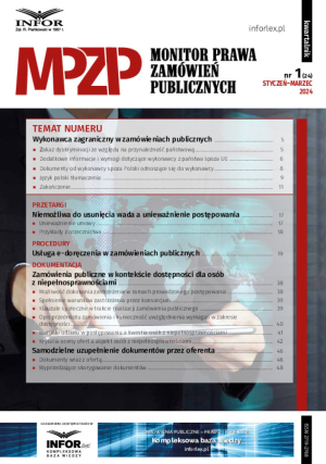 Monitor Prawa Zamówień Publicznych