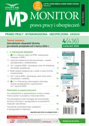 Monitor Prawa Pracy i Ubezpieczeń