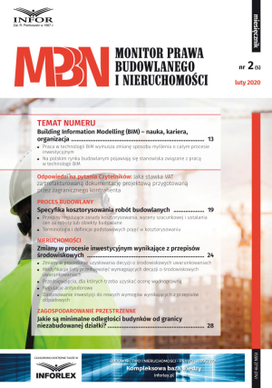 Monitor Prawa Budowlanego i Nieruchomości