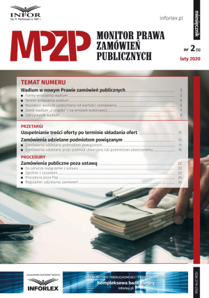 Monitor Prawa Zamówień Publicznych