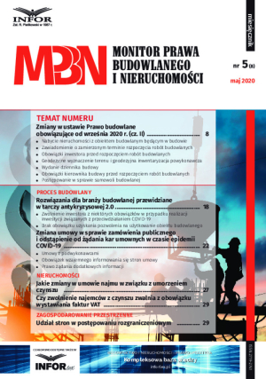 Monitor Prawa Budowlanego i Nieruchomości