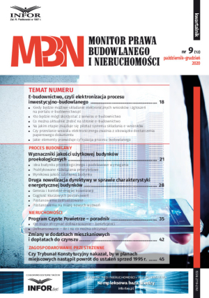 Monitor Prawa Budowlanego i Nieruchomości