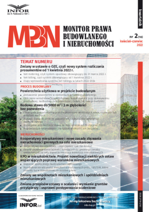 Monitor Prawa Budowlanego i Nieruchomości