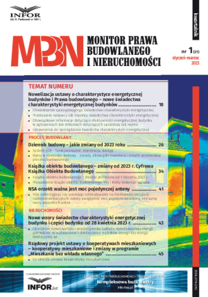 Monitor Prawa Budowlanego i Nieruchomości