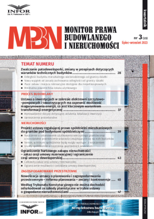 Monitor Prawa Budowlanego i Nieruchomości