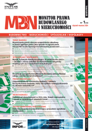 Monitor Prawa Budowlanego i Nieruchomości