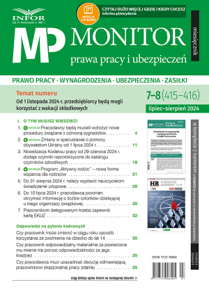 Monitor Prawa Pracy i Ubezpieczeń