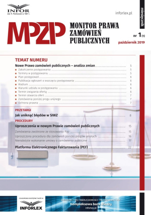 Monitor Prawa Zamówień Publicznych