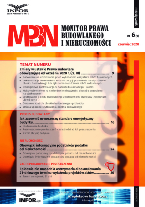 Monitor Prawa Budowlanego i Nieruchomości