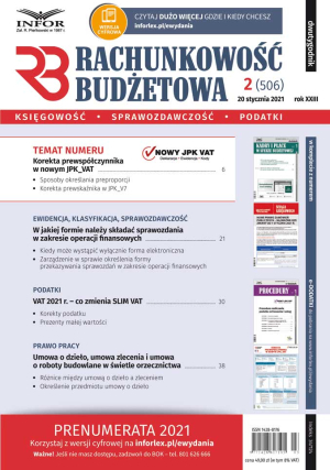 Rachunkowość Budżetowa