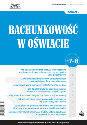 Rachunkowość w oświacie