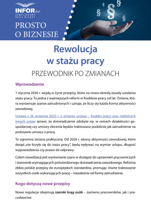 Rewolucja w stażu pracy