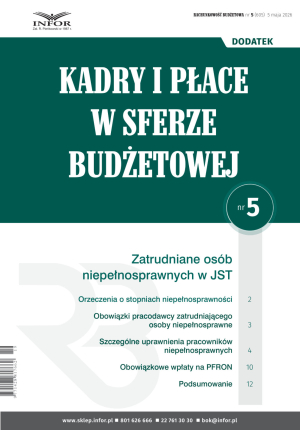 Kadry i płace w sferze budżetowej