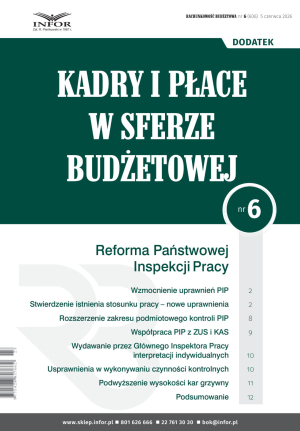 Kadry i płace w sferze budżetowej