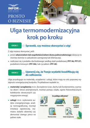 Ulga termomodernizacyjna krok po kroku