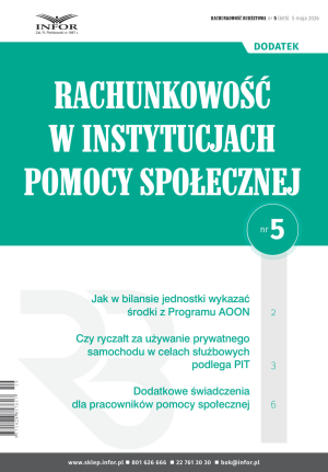 Rachunkowość w instytucjach pomocy społecznej