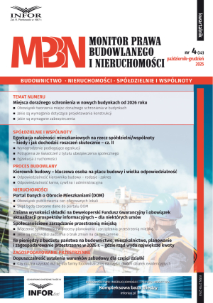 Monitor Prawa Budowlanego i Nieruchomości