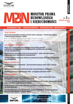 Monitor Prawa Budowlanego i Nieruchomości