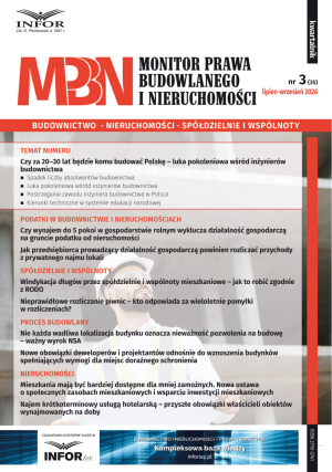 Monitor Prawa Budowlanego i Nieruchomości