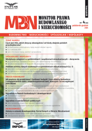 Monitor Prawa Budowlanego i Nieruchomości
