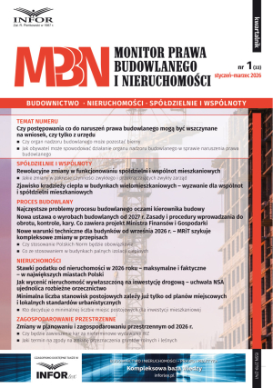 Monitor Prawa Budowlanego i Nieruchomości