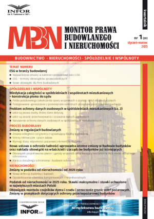 Monitor Prawa Budowlanego i Nieruchomości