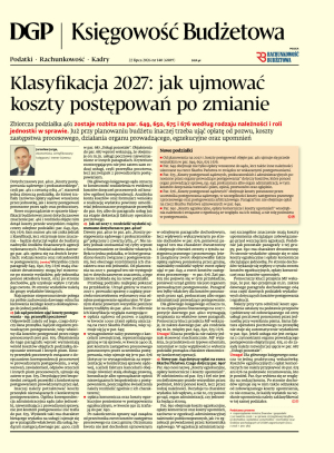 Księgowość Budżetowa