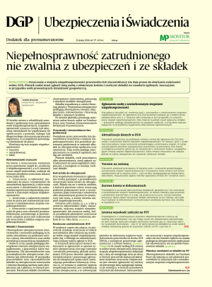 Ubezpieczenia i Świadczenia