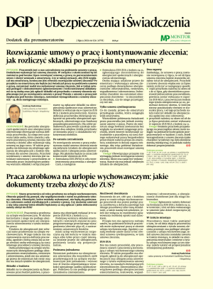 Ubezpieczenia i Świadczenia