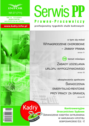 Serwis Prawno-Pracowniczy / Niezbędnik Kadrowo-Płacowy