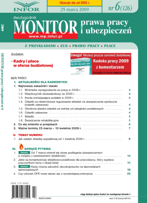 Monitor Prawa Pracy i Ubezpieczeń
