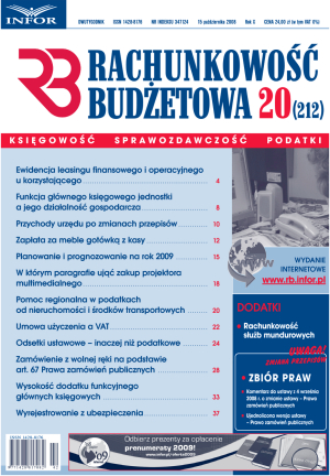 Rachunkowość Budżetowa