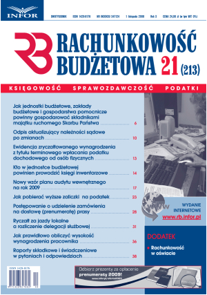 Rachunkowość Budżetowa