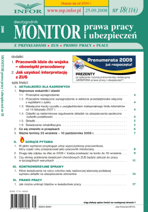 Monitor Prawa Pracy i Ubezpieczeń