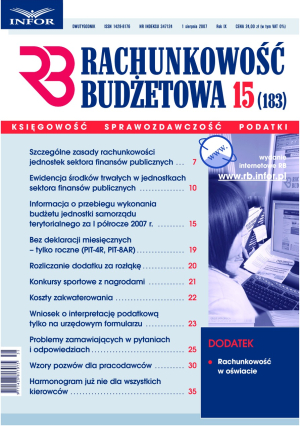 Rachunkowość Budżetowa