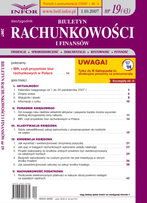 Biuletyn Rachunkowości i Finansów