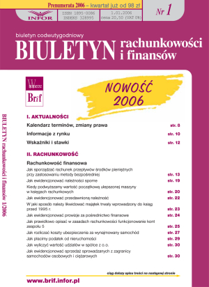 Biuletyn Rachunkowości i Finansów