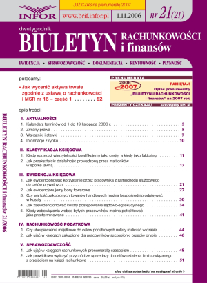 Biuletyn Rachunkowości i Finansów