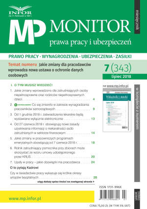 Monitor Prawa Pracy i Ubezpieczeń