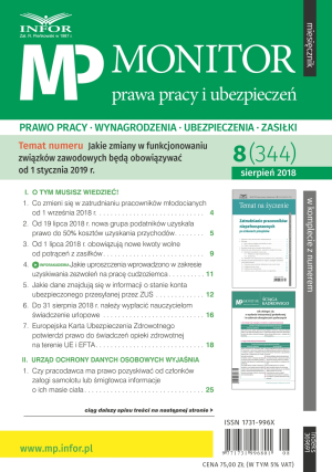 Monitor Prawa Pracy i Ubezpieczeń