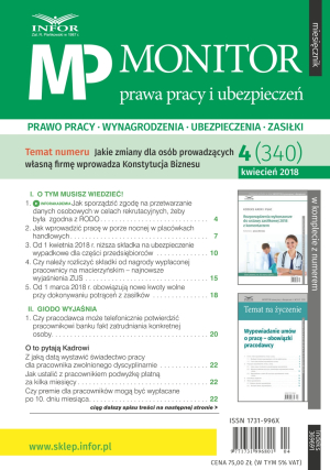 Monitor Prawa Pracy i Ubezpieczeń