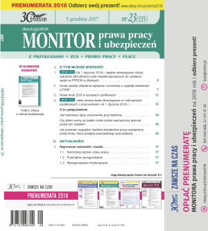Monitor Prawa Pracy i Ubezpieczeń