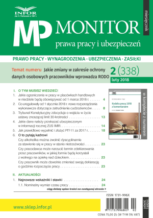 Monitor Prawa Pracy i Ubezpieczeń